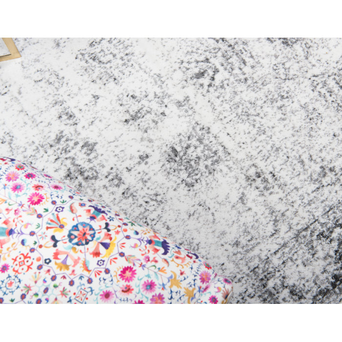 Mistana™ Brandt Machine Woven / Power Loomed Performance Beige/Gray Rug & Reviews Wayfair